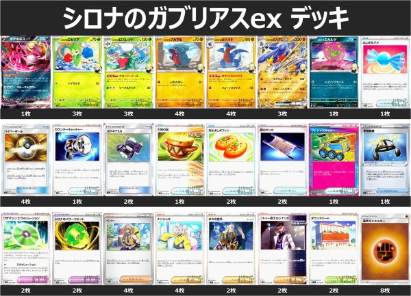 画像1: シロナのガブリアスex デッキ (1)