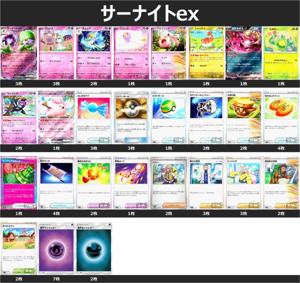 画像1: サーナイトex デッキ (1)