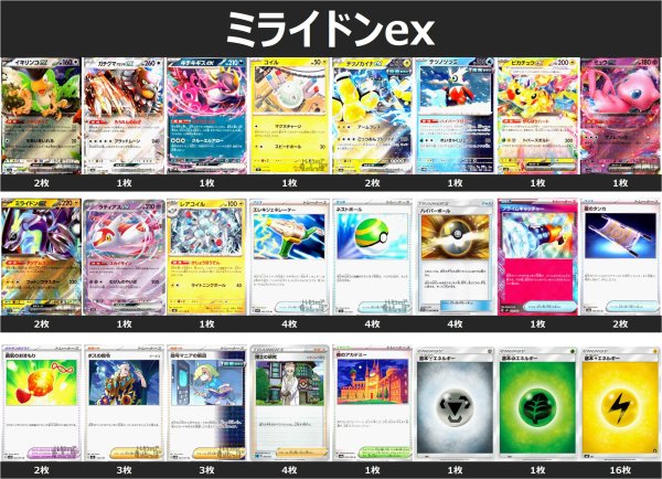 画像1: ミライドンex デッキ (1)