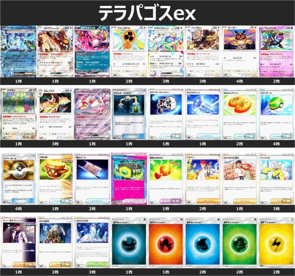 画像1: テラパゴスex デッキ (1)