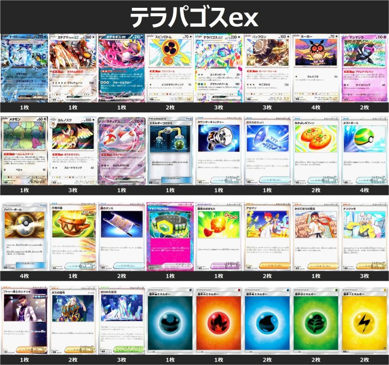 画像1: テラパゴスex デッキ (1)