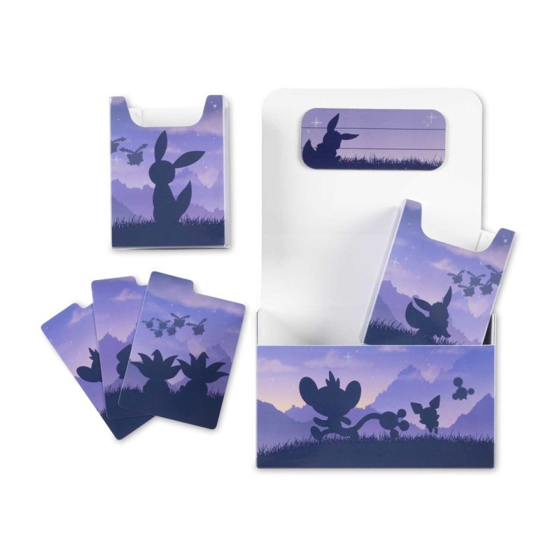 画像2: 【海外ダブルデッキケース】イーブイ&ブラッキー トワイライト (2)