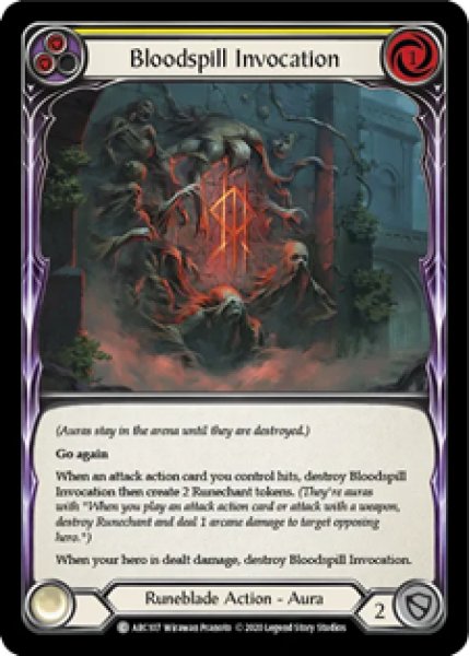 画像1: Bloodspill Invocation(黄)(C)(ARC107) (1)