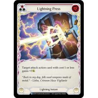 Lightning Press(赤)(R)(ELE183)(Rainbow Foil)