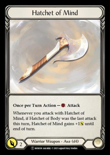 画像1: Hatchet of Mind【T】【U-MON106】 (1)