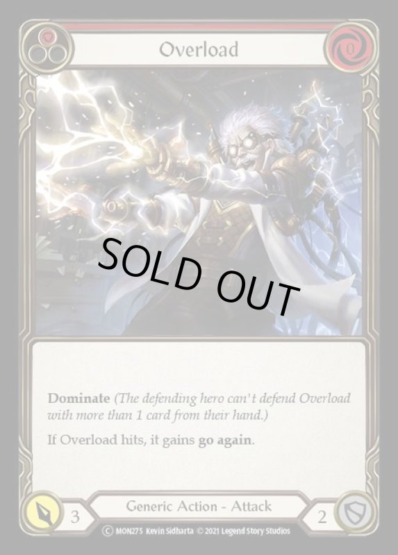 画像1: Overload【赤】【C】【U-MON275】 (1)