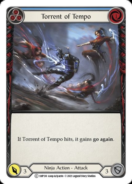 画像1: Torrent of Tempo(青)(C)(1HP130) (1)