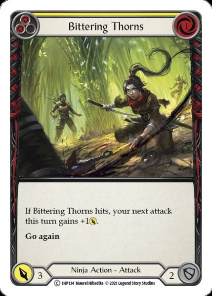 画像1: Bittering Thorns(黄)(C)(1HP134) (1)