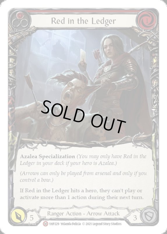 画像1: Red in the Ledger(M)(1HP229) (1)