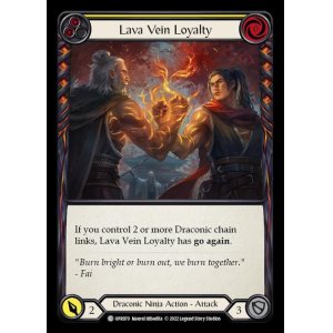 画像1: Lava Vein Loyalty【黄】【C】【UPR070】【Rainbow】