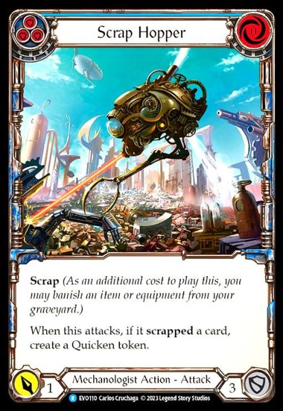 画像1: Scrap Hopper(青)(R)(EVO110)(Rainbow Foil) (1)
