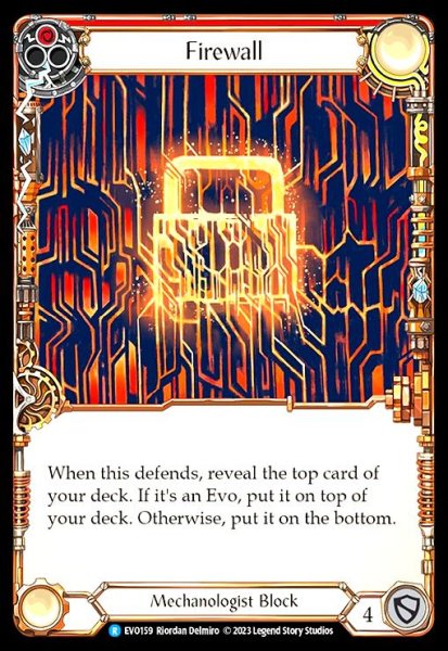 画像1: Firewall(赤)(R)(EVO159)(Rainbow Foil) (1)