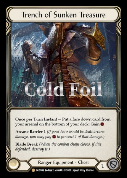 画像1: Trench of Sunken Treasure(L)(OUT094)(Cold Foil) (1)