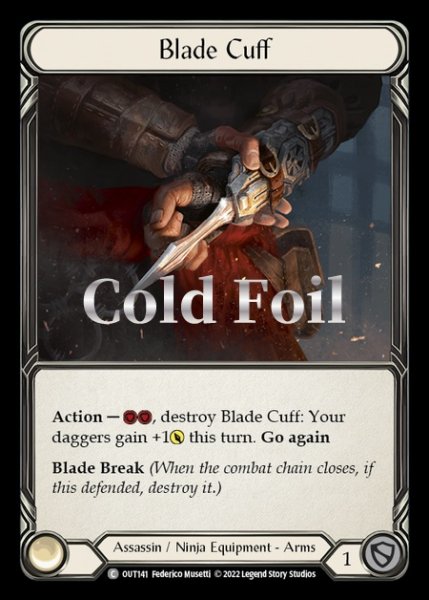 画像1: Blade Cuff(C)(OUT141)(Cold Foil) (1)