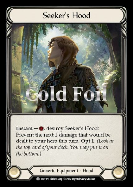 画像1: Seeker's Hood(C)(OUT175)(Cold Foil) (1)