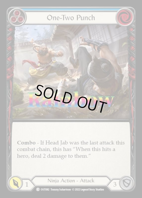 画像1: One-Two Punch (青)(C)(OUT082)(Rainbow) (1)