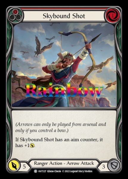 画像1: Skybound Shot (赤)(C)(OUT127)(Rainbow) (1)