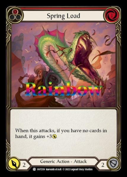 画像1: Spring Load (赤)(C)(OUT219)(Rainbow) (1)