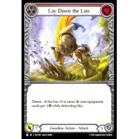 Lay Down the Law (赤)(R)(HVY063)(Rainbow Foil)