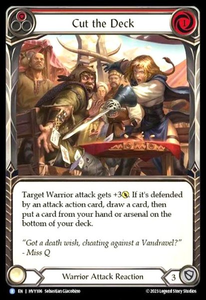 画像1: Cut the Deck (赤)(R)(HVY106) (1)
