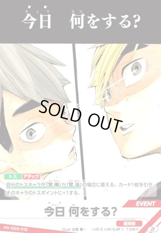 画像1: 今日 何をする?(D)(HV-D03-013) (1)