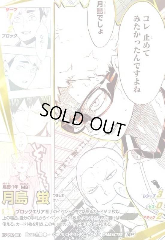 画像1: 月島 蛍(頂P)(HV-P02-003) (1)