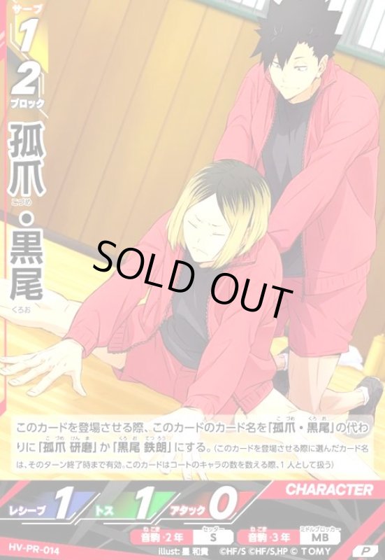 画像1: 孤爪・黒尾(P)(HV-PR-014) (1)
