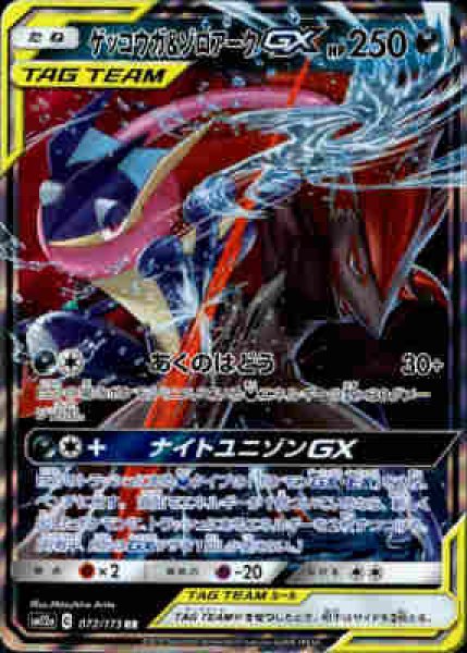 画像1: ゲッコウガ&ゾロアークGX【072/173 RR】 (1)