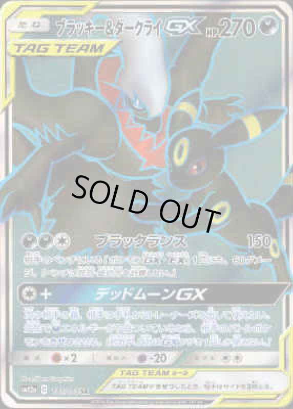 画像1: ブラッキー&ダークライGX【181/173 SR】 (1)