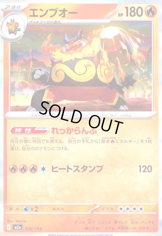 画像1: エンブオー(ホイル)(026/193) (1)