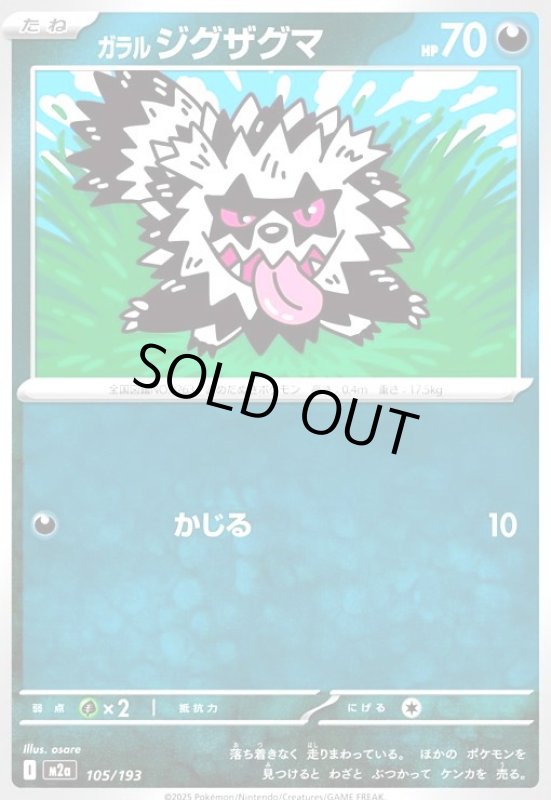 画像1: ガラル ジグザグマ(かじる) (1)