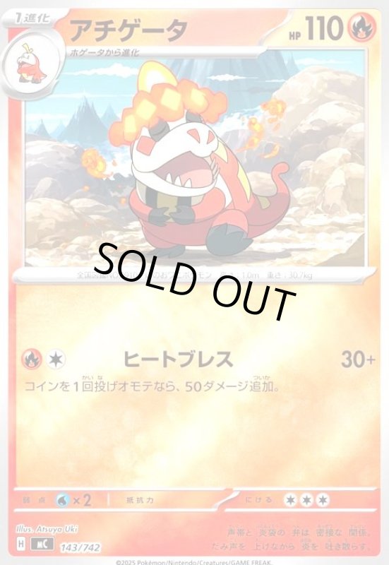 画像1: アチゲータ(ホイル)(143/742) (1)