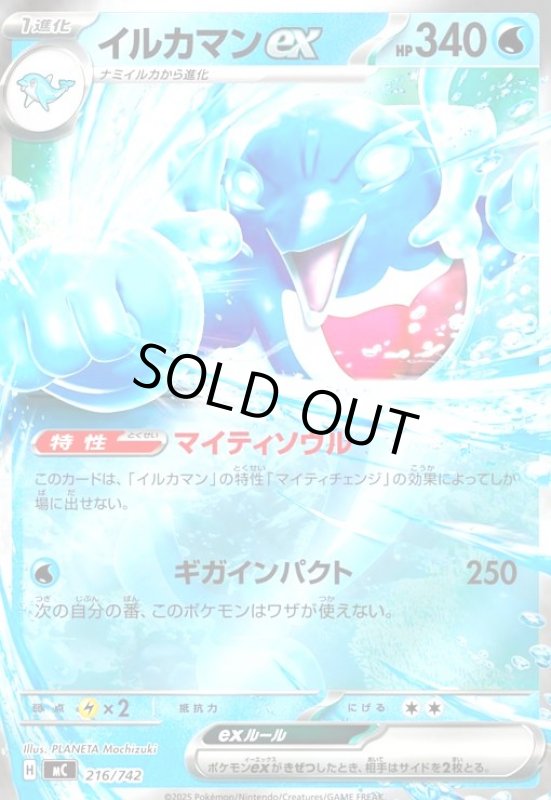 画像1: イルカマンex(ホイル)(216/742) (1)