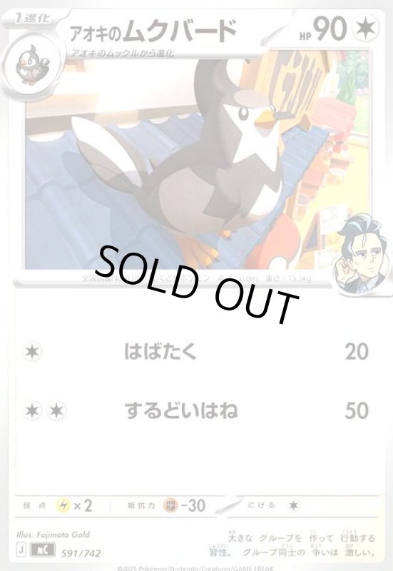 画像1: アオキのムクバード(はばたく/するどいはね) (1)