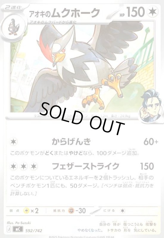 画像1: アオキのムクホーク(からげんき/フェザーストライク) (1)