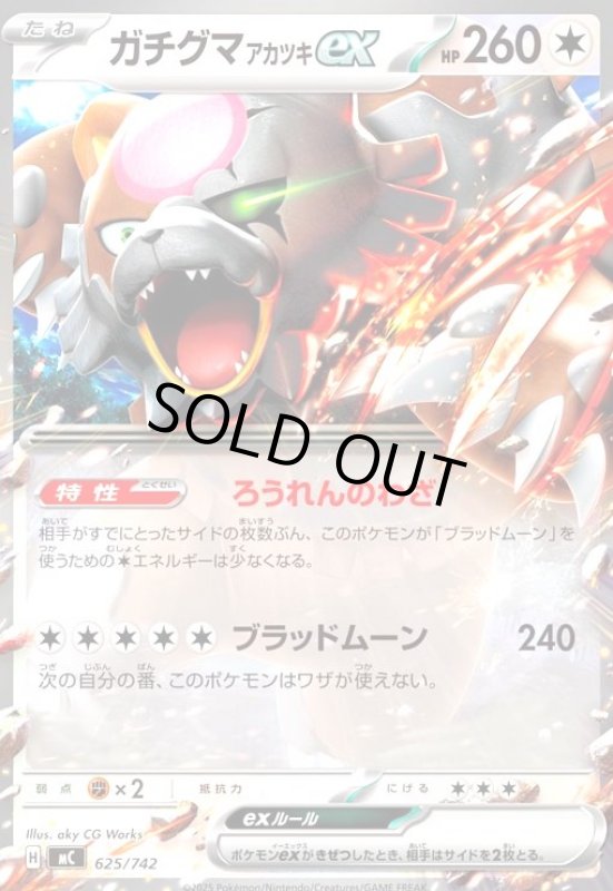 画像1: ガチグマ アカツキex (1)