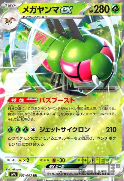 画像1: メガヤンマex(003/063 RR) (1)