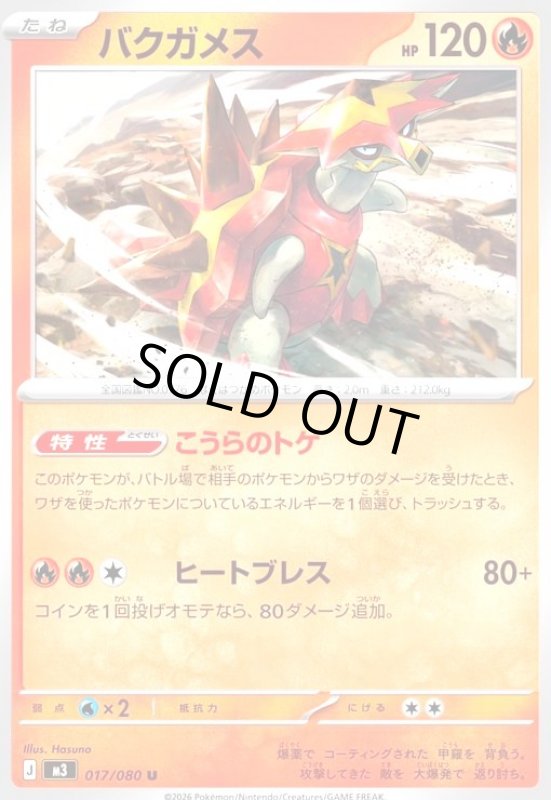 画像1: バクガメス(こうらのトゲ/ヒートブレス) (1)