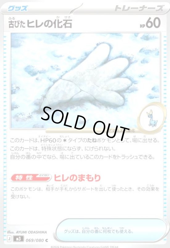 画像1: 古びたヒレの化石 (1)