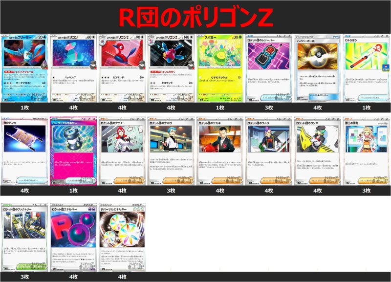 画像1: R団のポリゴンZ デッキ 2025/4/19 (1)