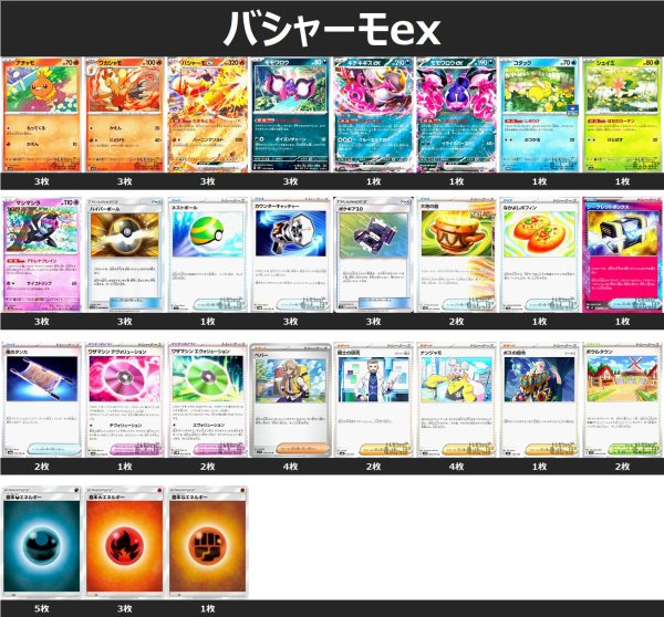 画像1: バシャーモex デッキ 2025/5/29 (1)