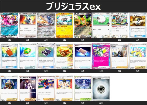 画像1: ブリジュラスex デッキ 2025/5/29 (1)