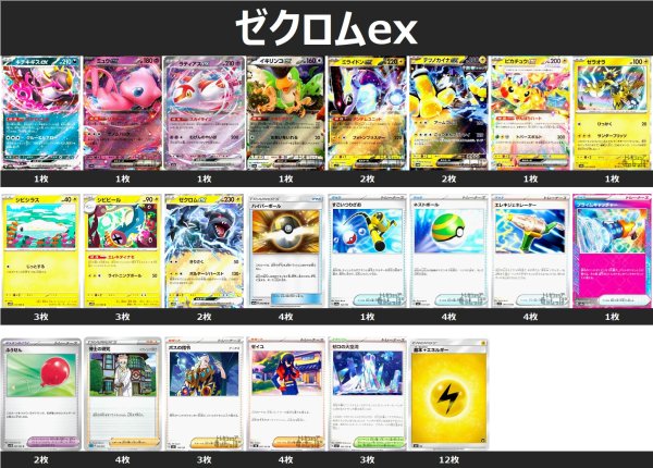 画像1: ゼクロムex デッキ 2025/6/6 (1)