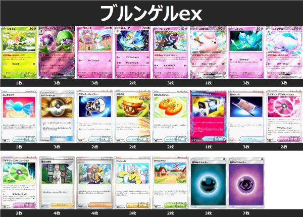 画像1: ブルンゲルex デッキ 2025/6/6 (1)