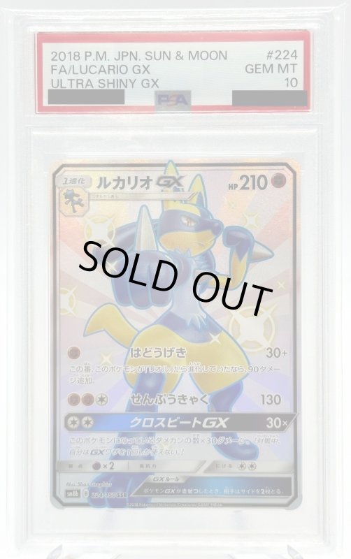 画像1: 【PSA10】ルカリオGX(224/150 SSR) (1)
