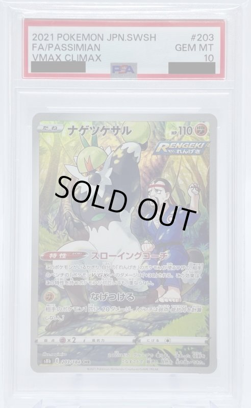 画像1: 【PSA10】ナゲツケサル(203/184 CHR) (1)