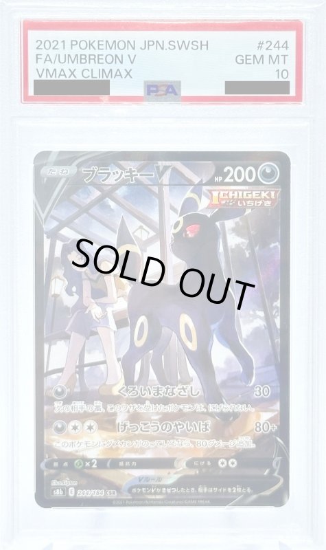 画像1: 【PSA10】ブラッキーV(244/184 CSR) (1)