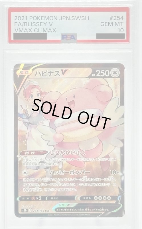 画像1: 【PSA10】ハピナスV(254/184 CSR) (1)