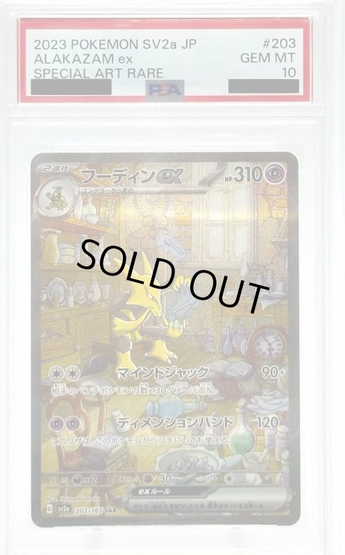 画像1: 【PSA10】フーディンex(203/165 SAR) (1)