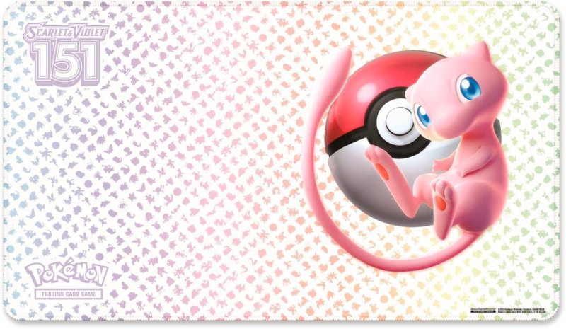 画像1: 【海外プレイマット】151 Mew Playmat Ultra Premium Collection (1)